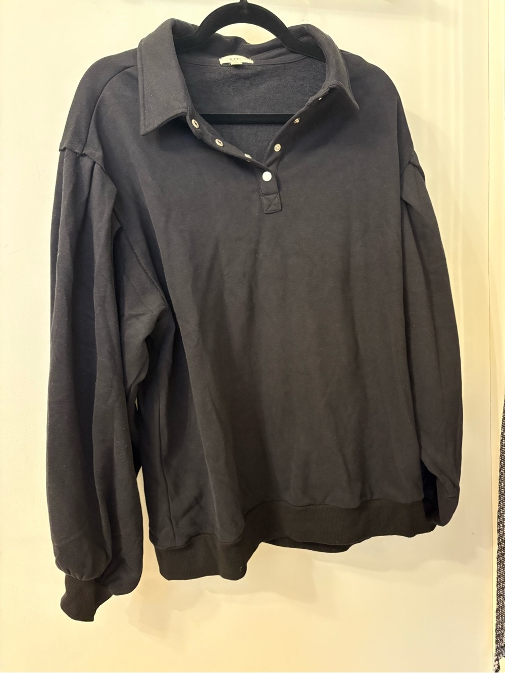 NWOT Ott Boutique Half Button Up Pull Over